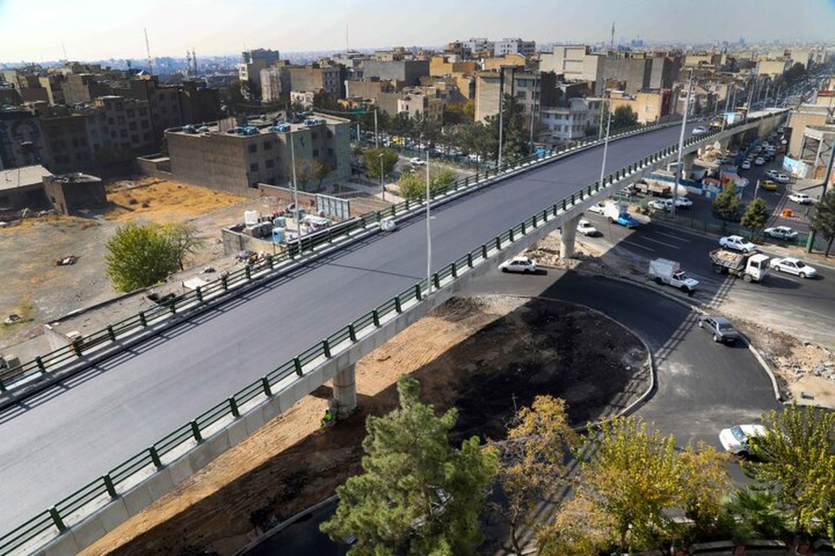 ساماندهی ترافیک بزرگراه شهید باقری با افتتاح پل تقاطع باقری - فرجام
