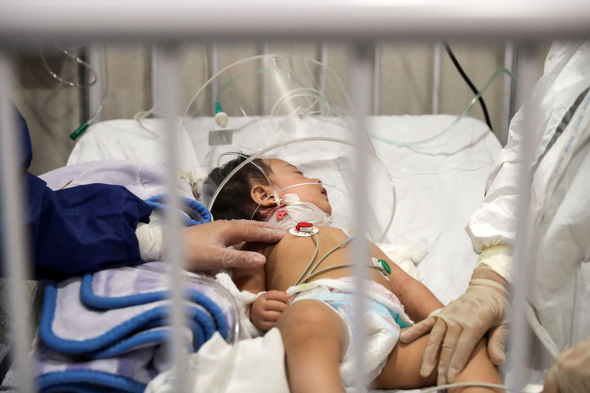 بستری ۱۱۰۰ نوزاد و کودک خوزستانی بر اثر ابتلا به تنگی نفس و آنفلوانزا