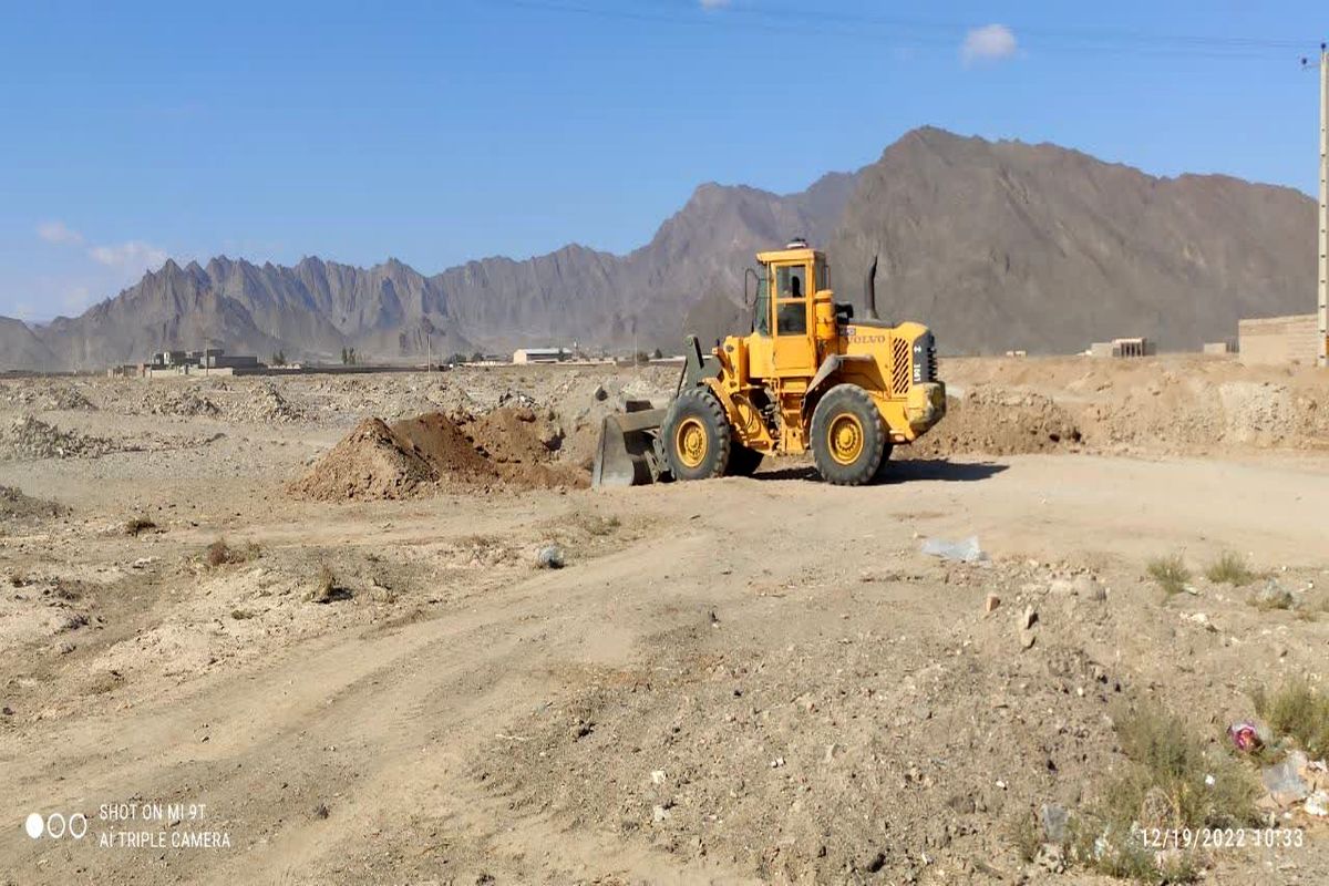 رفع تصرف ۴ هزار متر مربع از اراضی دولتی شهرستان زاهدان