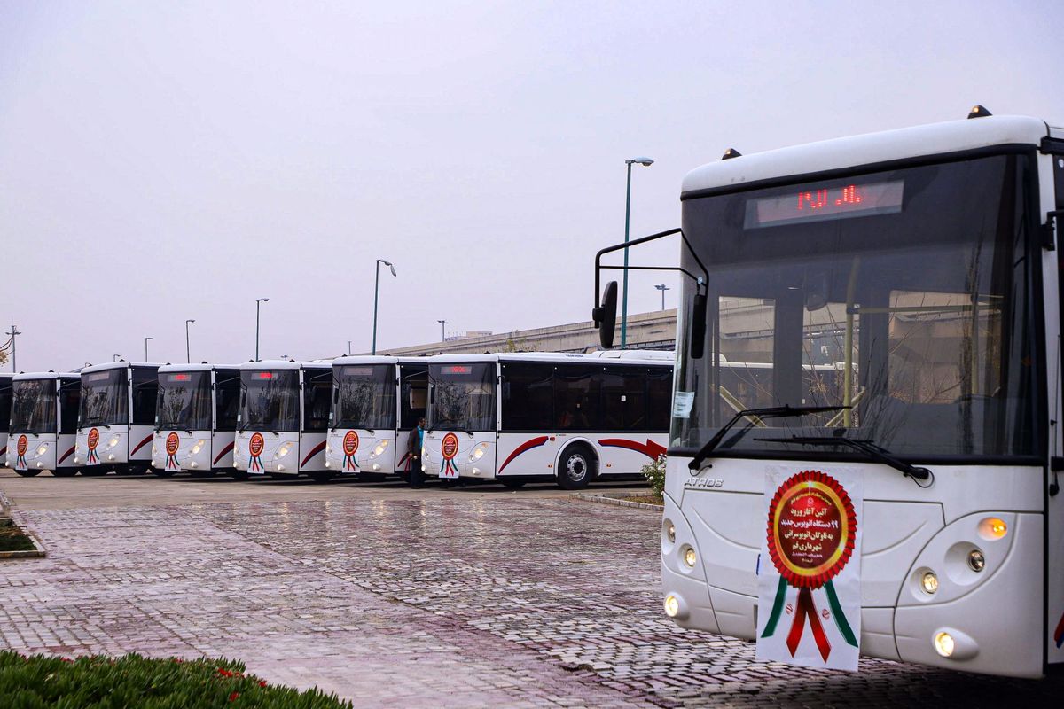 کمک بلاعوض دولت برای خرید ۹۹ دستگاه اتوبوس درون‌شهری به قم