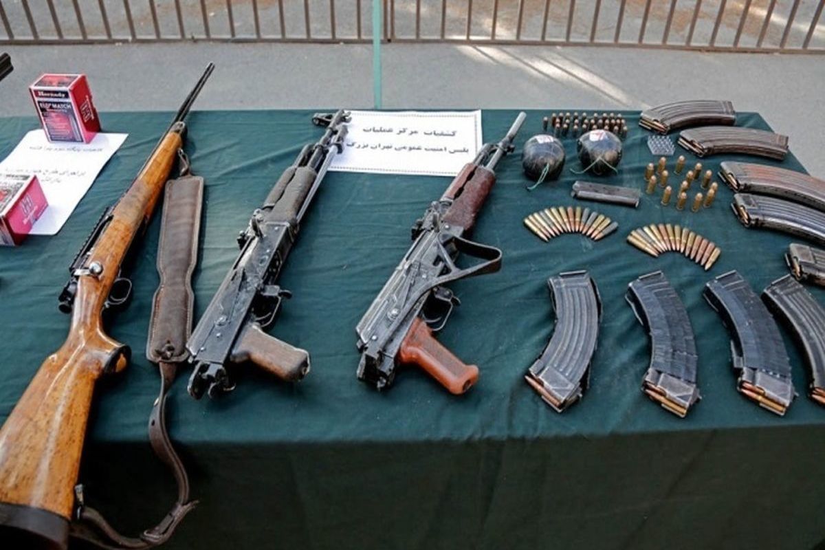 کشف یک محموله سلاح در سیستان و بلوچستان
