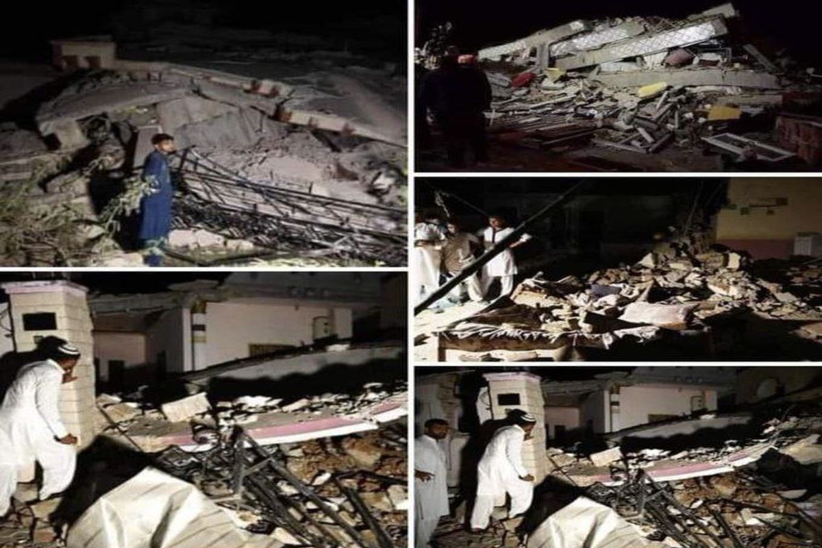 ۱ کشته و ۱۵۰ مصدوم در زلزله پاکستان