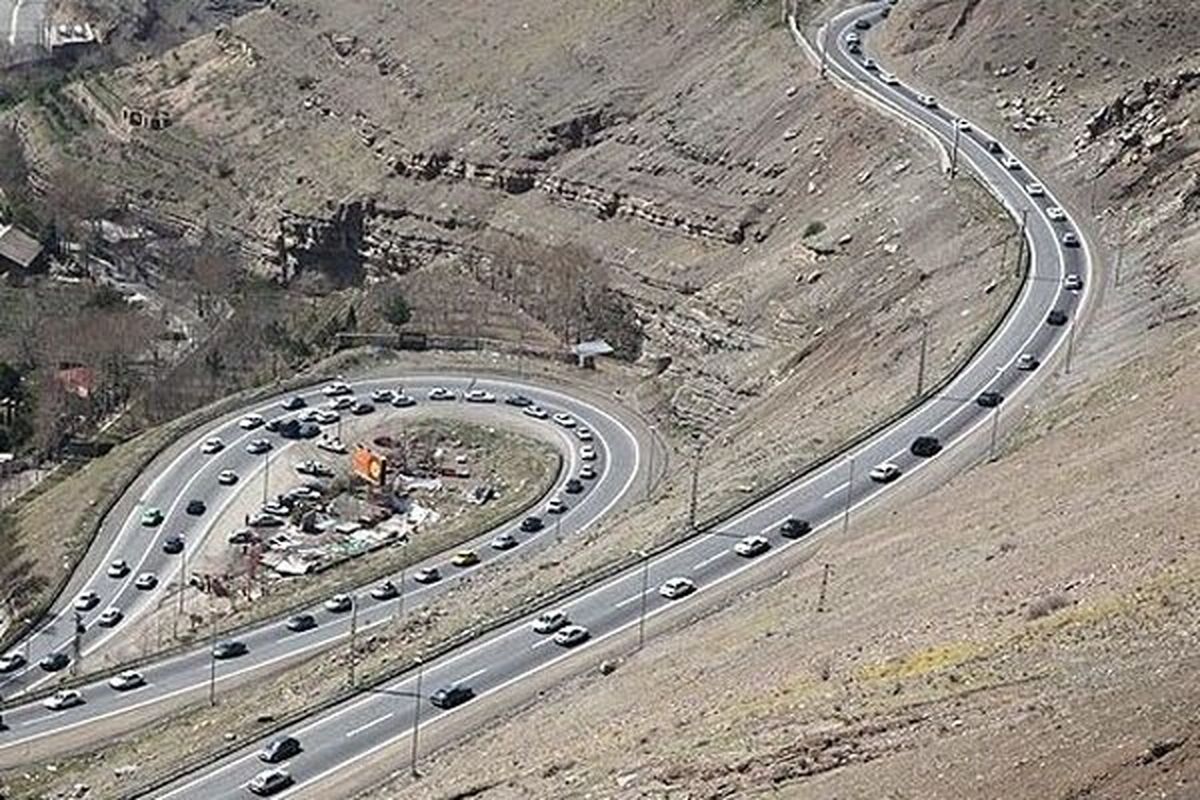 رصد هوایی برای نظارت بر ترافیک جاده های البرز فعال شد