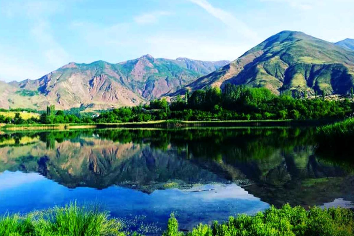 دریاچه اوان طبیعتی بکر و زیبا در منطقه الموت قزوین