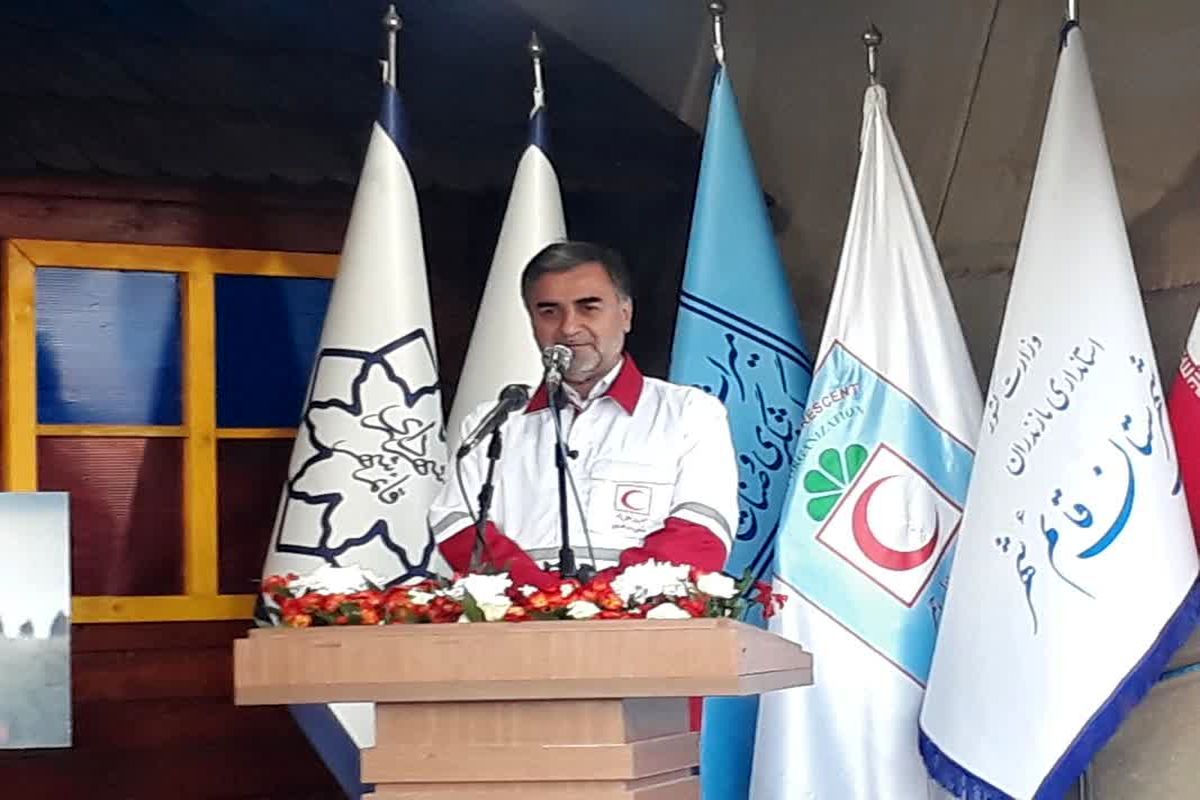 استاندار مازندران: ماموریت جمعیت هلال احمر ارایه خدمات جهادی است