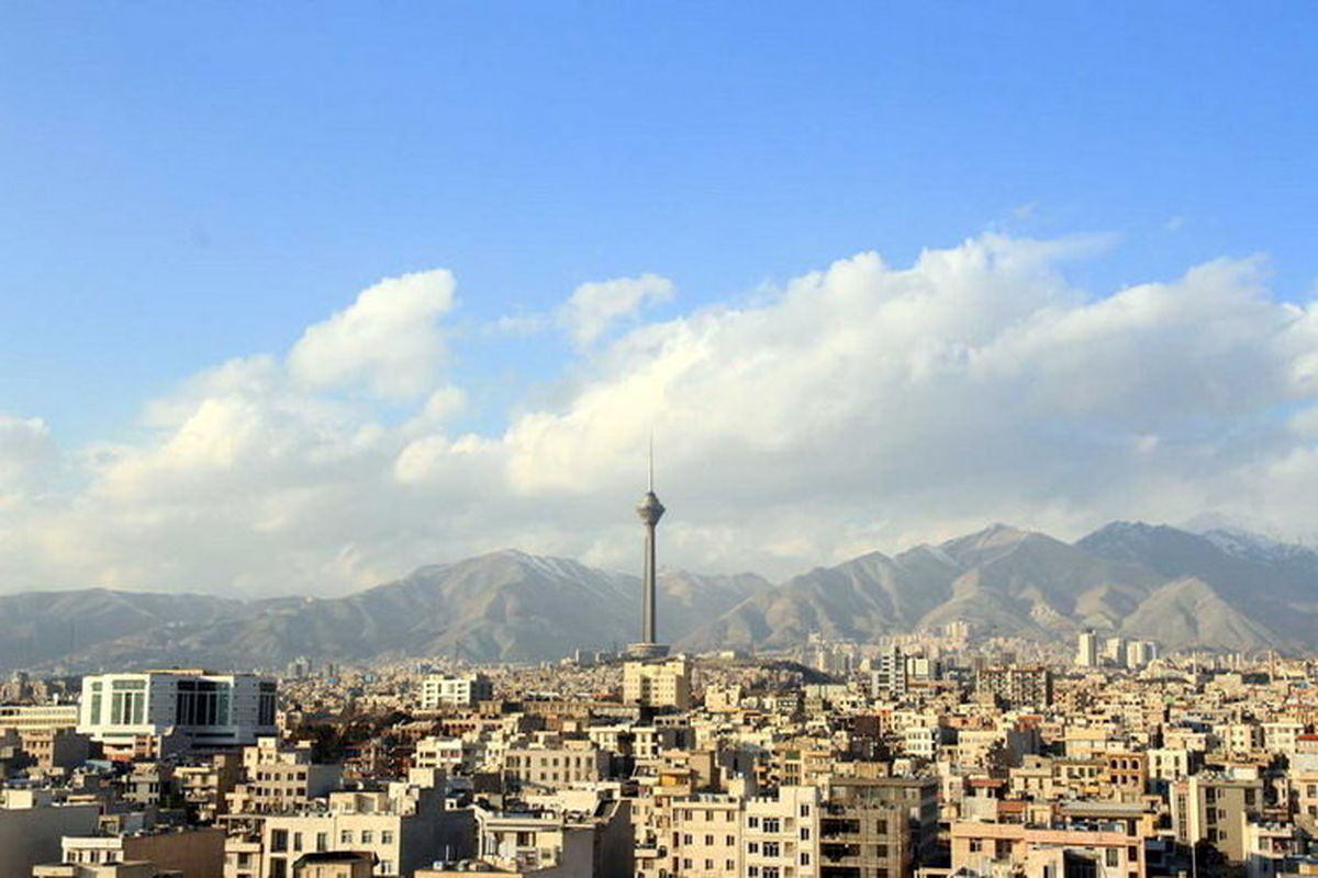 وضعیت کیفیت هوای تهران در ۲۲ ایستگاه سنجش کیفیت هوا