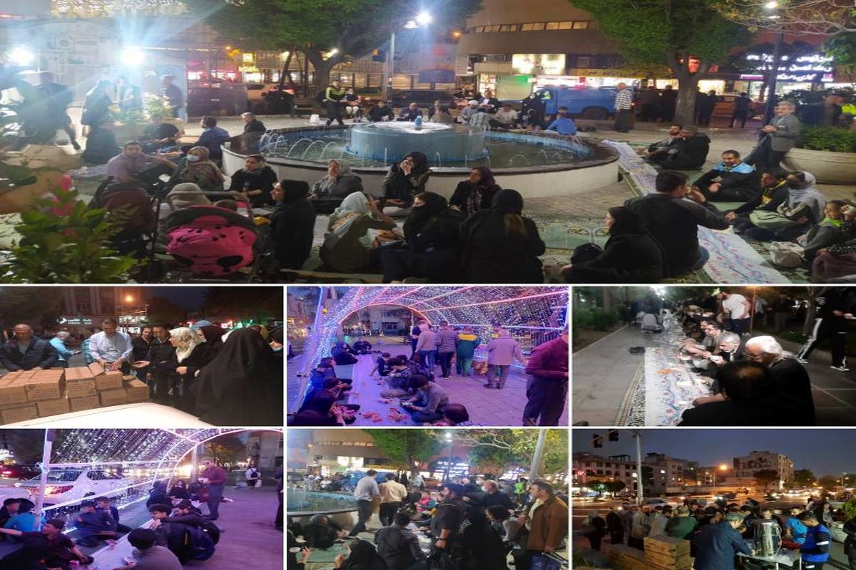 توزیع روزانه ۵ هزار افطاری بین شهروندان منطقه ۶ تهران