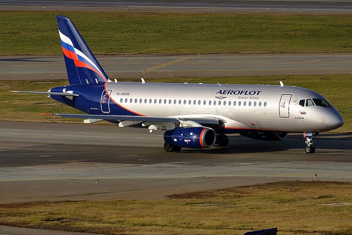 شرکت Aeroflot برای اولین بار هواپیمای خود را برای تعمیر به ایران فرستاد
