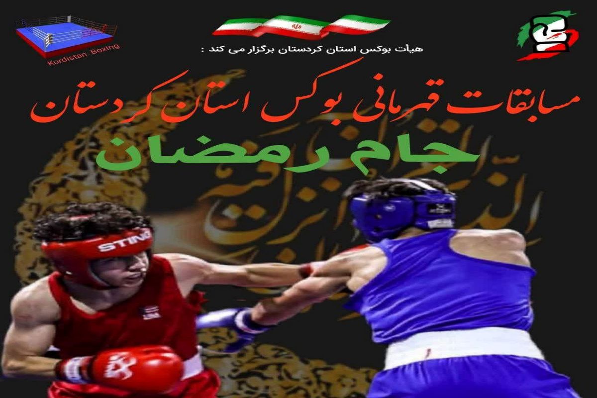 پایان رقابت های بوکس قهرمانی استان در دیواندره
