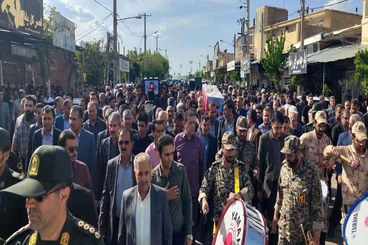 جانباز ۷۰ درصد «حاج‌شیرزاد فتاحان» به خیل شهدا پیوست/ تشییع در زادگاه شهید
