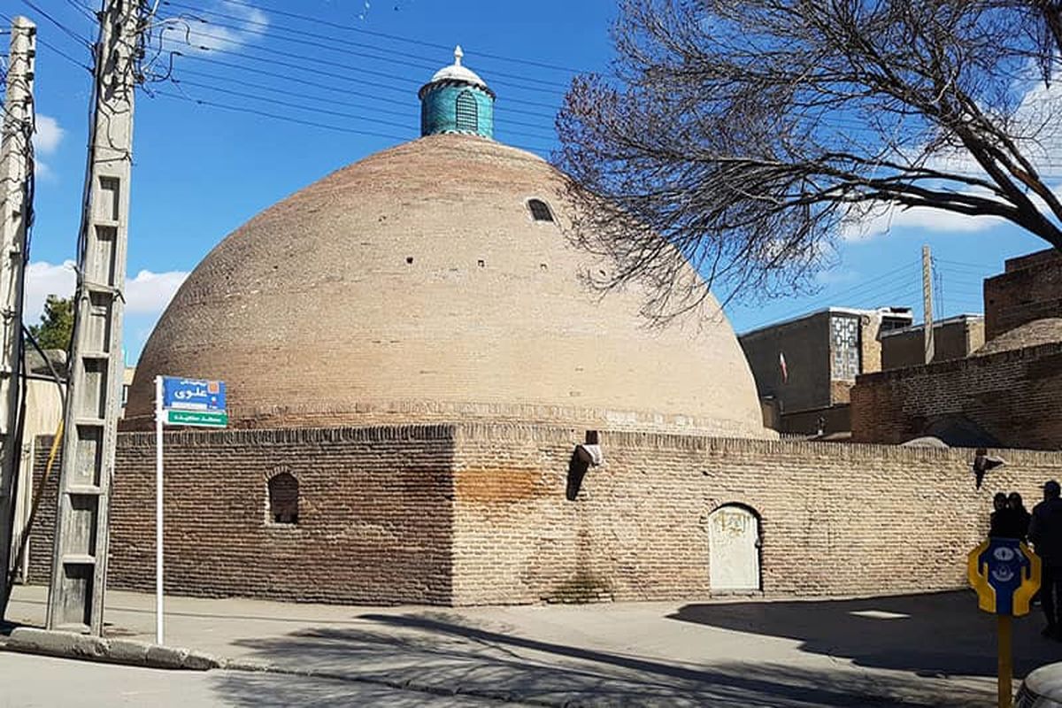 آب انبار سردار در قزوین بزرگترین آب انبار تک گنبدی ایران