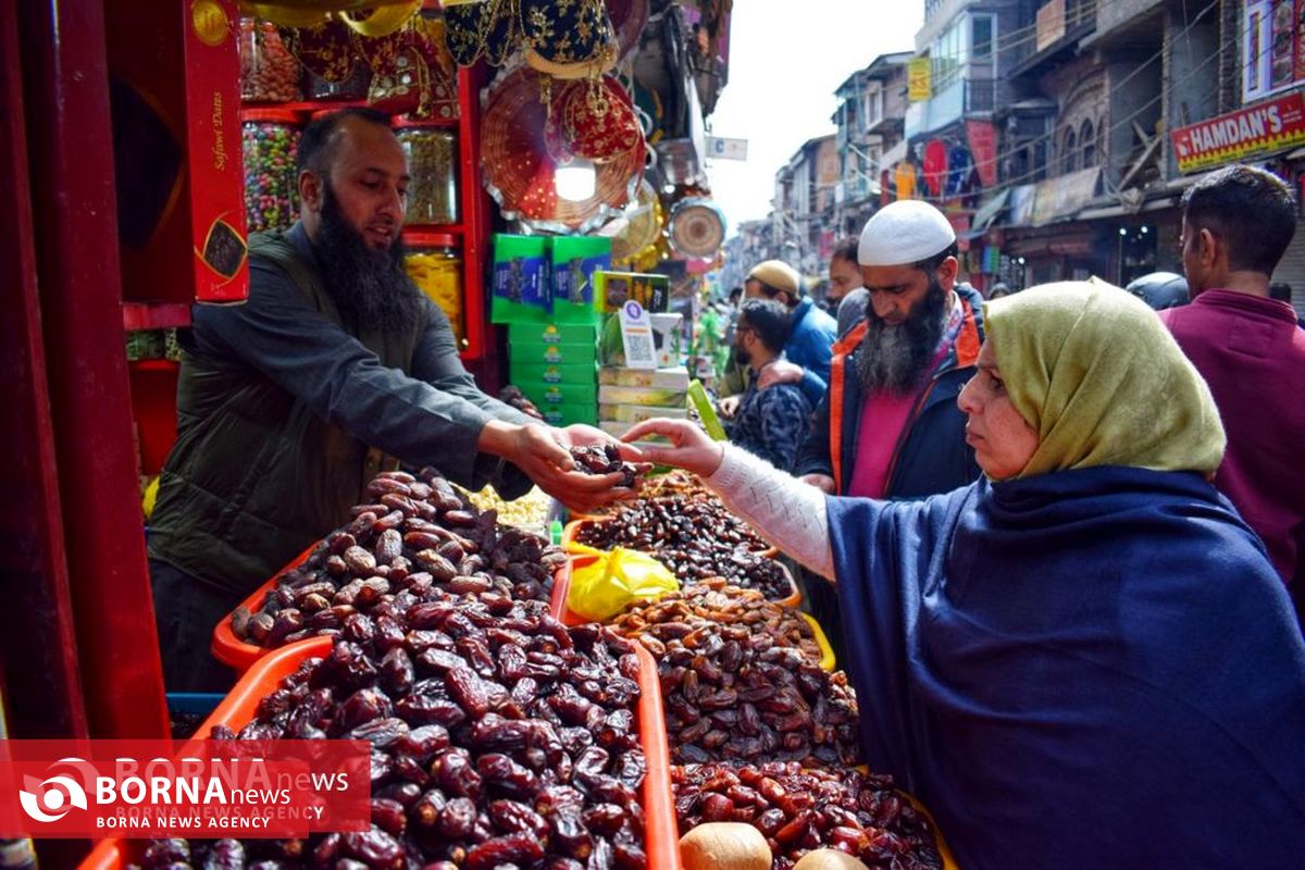 بازارهای کشمیر با رنگ و بوی ماه رمضان