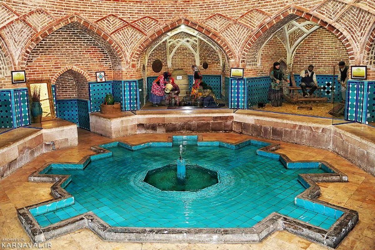 حمام قجر ، کهن ترین و بزرگترین حمام تاریخی ایران میزبانی گردشگران نوروزی