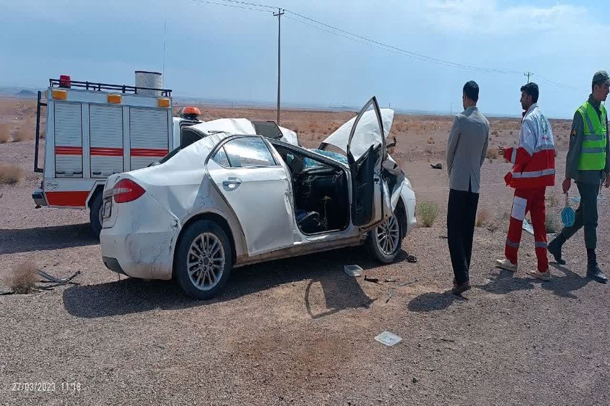 ۳ کشته و ۶ زخمی در دو حادثه رانندگی محور دیهوک- راور