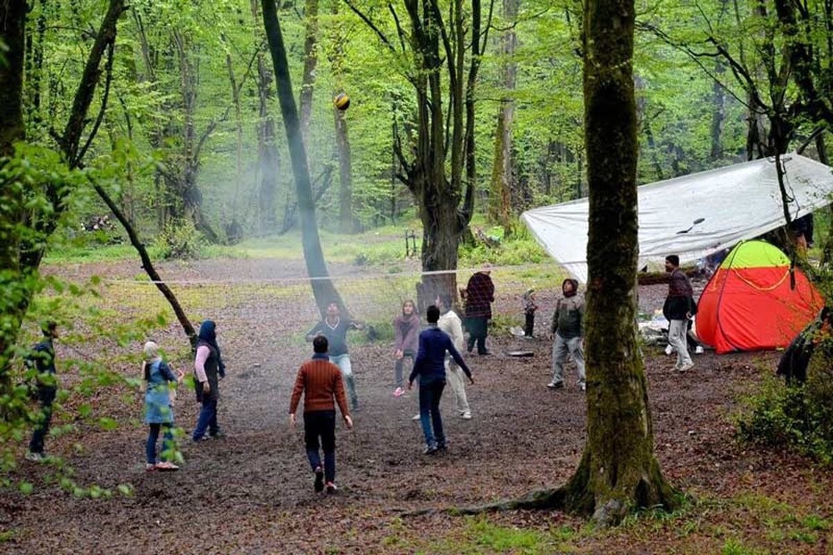 حضور بیش از ۱۲۰ هزار مسافر نوروزی در پارک‌های جنگلی مازندران