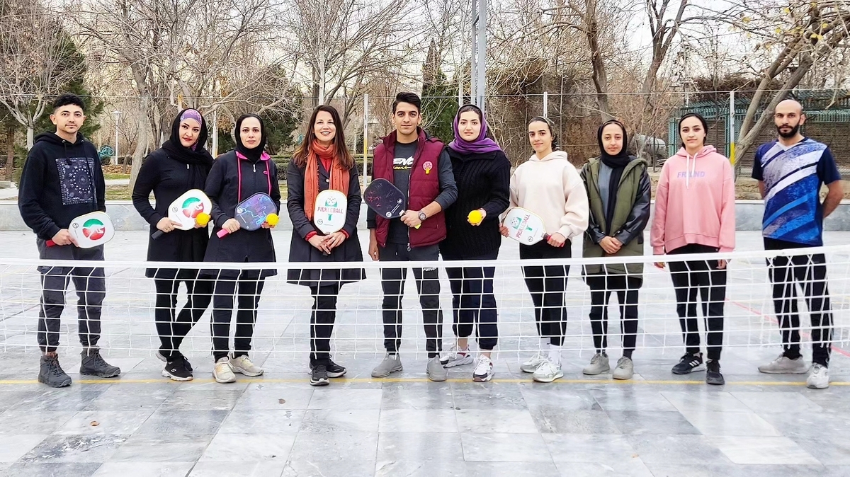 پیکل بال استان اصفهان میزبان پیکلبالیست آمریکایی و اروپایی شد