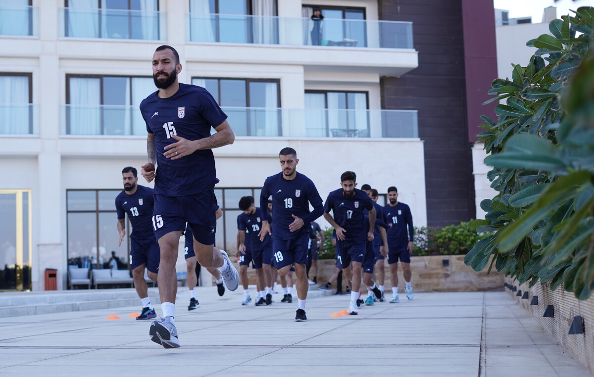 تمرین سبک ملی‌پوشان فوتبال ایران برگزار شد