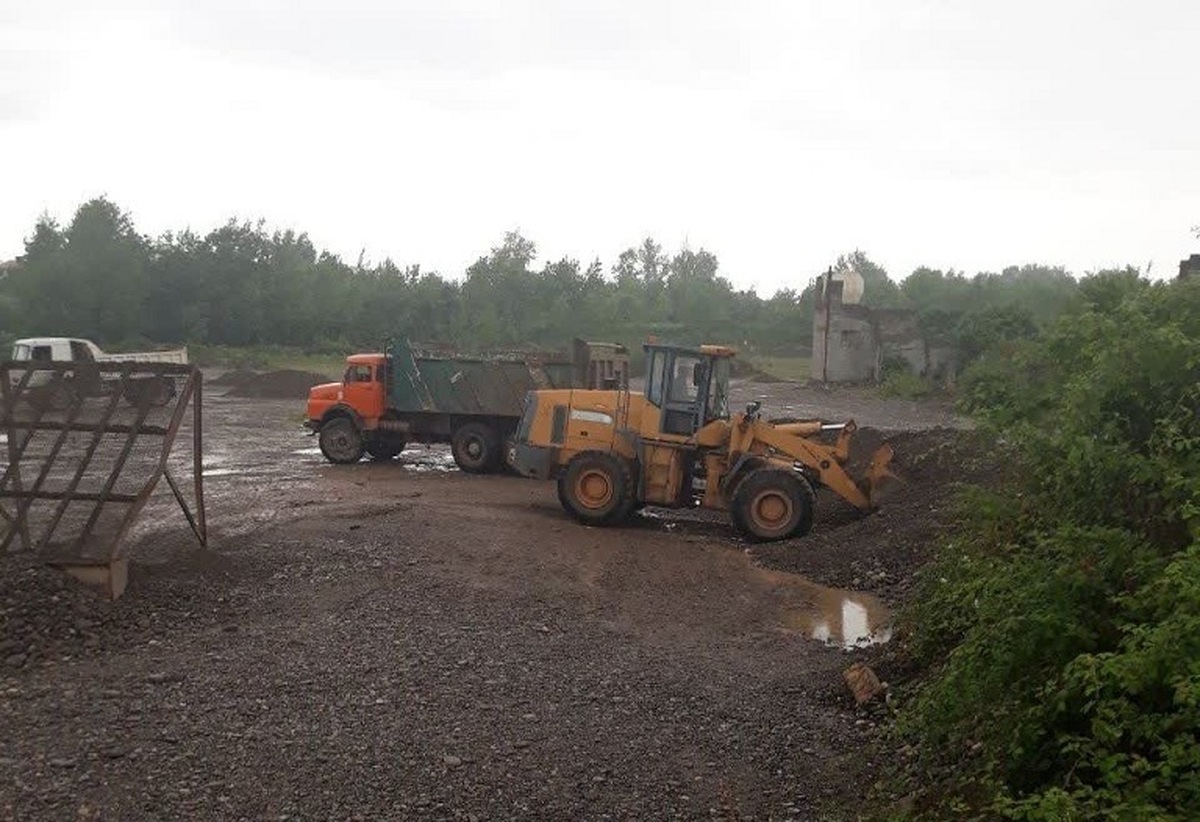 کشف و ضبط هزار و ۵۰۰ تن شن و ماسه غیرمجاز در رشت