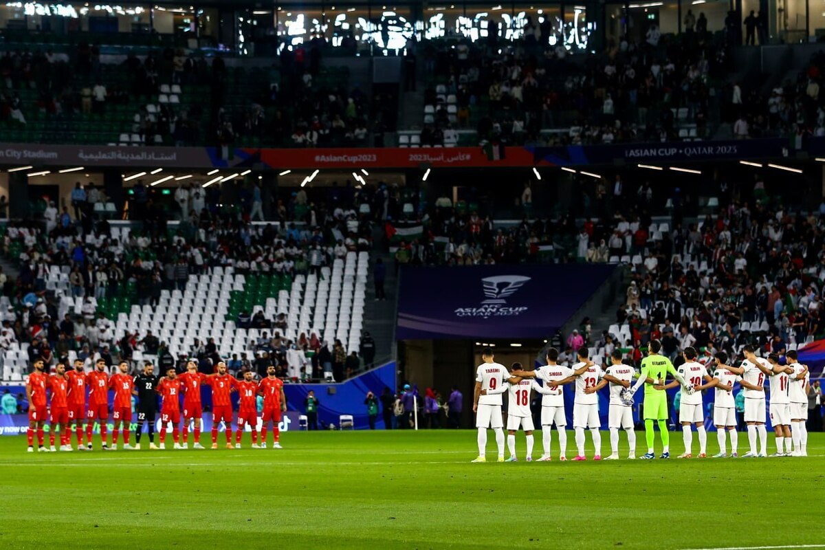 بزرگترین تجمع فوتبالی حامیان فلسطین در خارج از این کشور