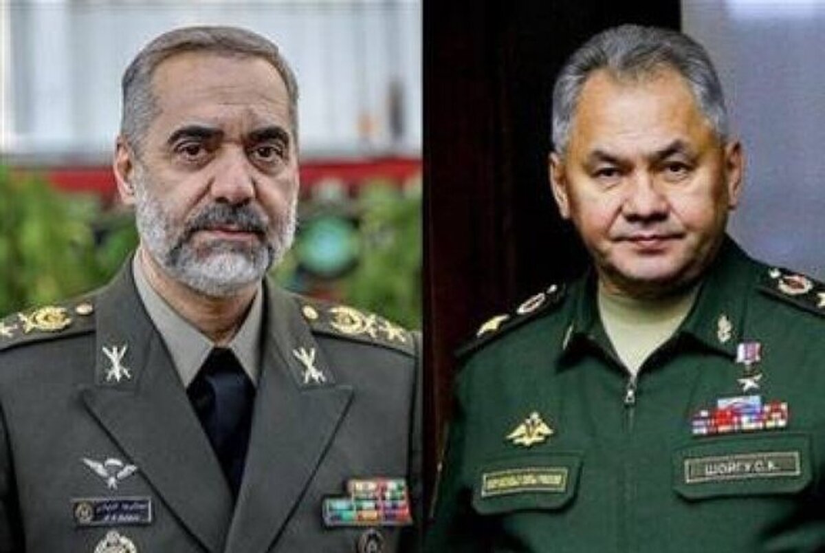 تاکید وزرای دفاع روسیه و ایران بر گسترش همکاری‌ها و امنیت منطقه