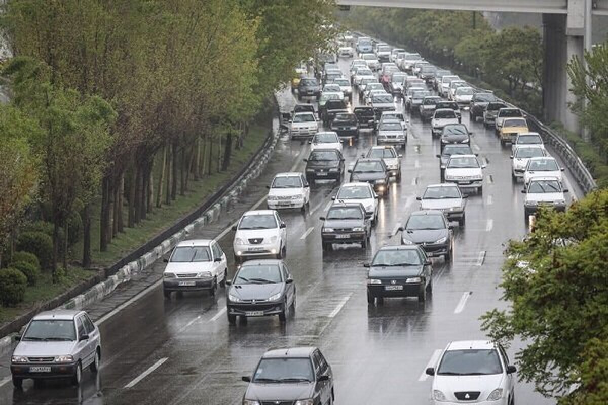 ترافیک بزرگراه های تهران در چهارمین روز دی ماه