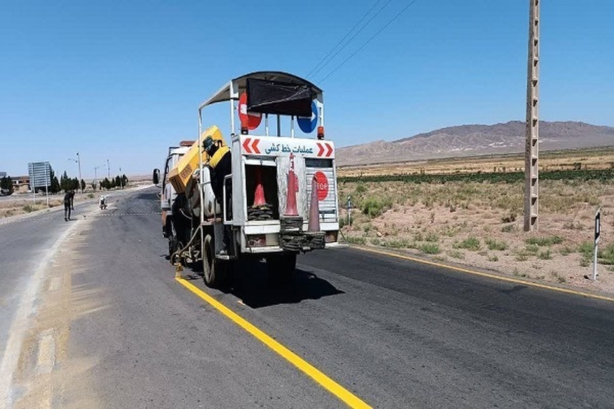 بیش از هزار کیلومتر از محورهای مواصلاتی خراسان شمالی خط کشی شد