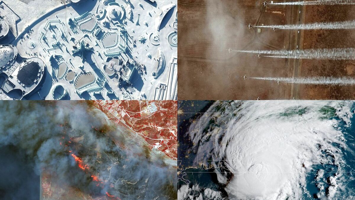 13 تصویر ماهواره‌ای جذاب از سال 2023