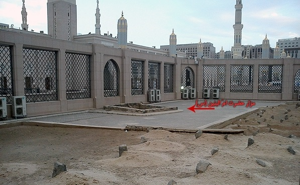 تصویری کمتر دیده شده از مزار حضرت ام البنین (س) در بقیع