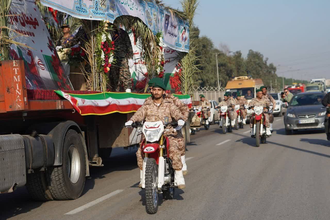 شهید گمنام 18 ساله در یادمان فولاد خوزستان به خاک سپرده شد