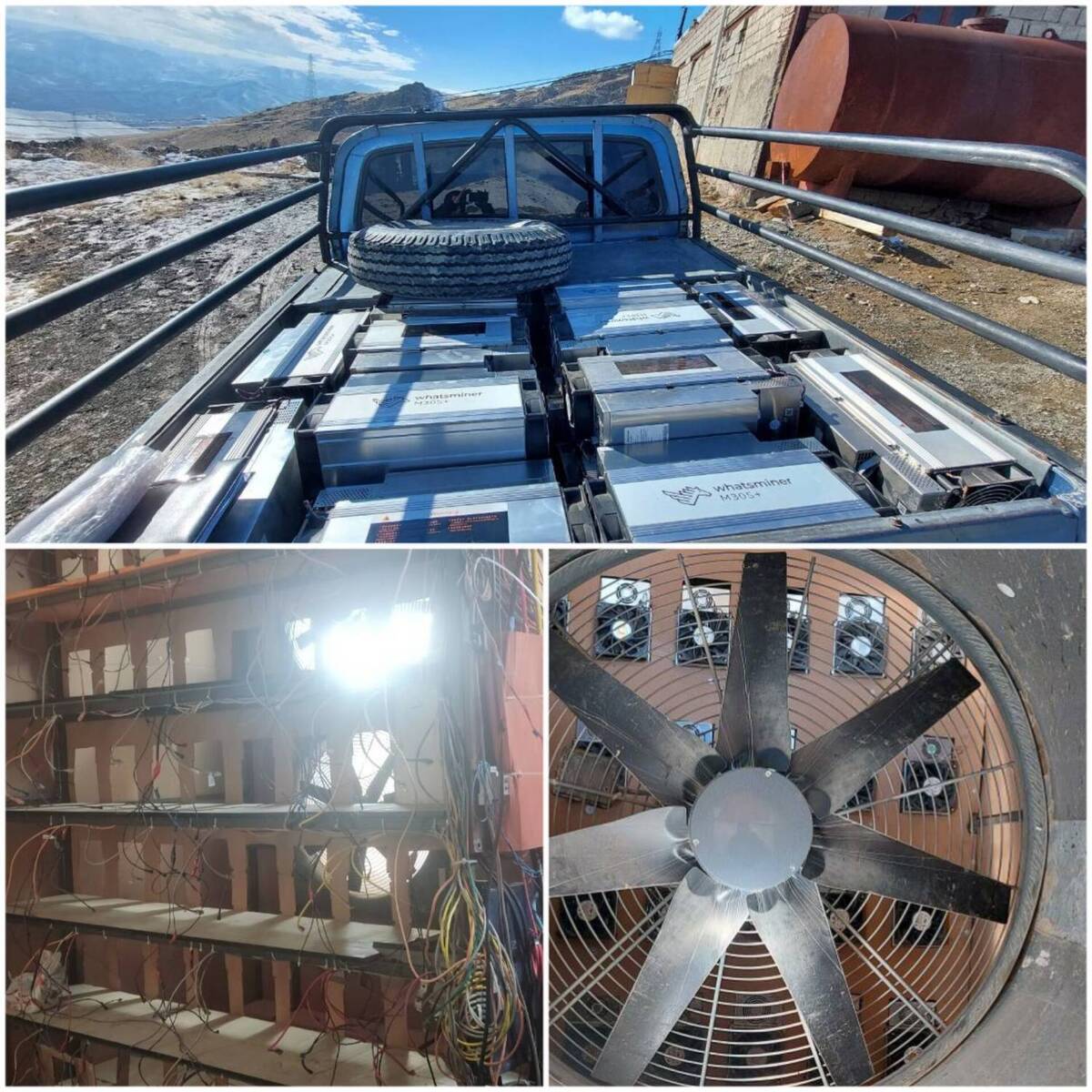 کشف ۱۲۰ دستگاه ماینر قاچاق در یک معدن ماسه‌شویی