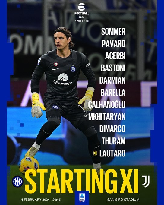 ترکیب دو تیم اینتر و یوونتوس مشخص شد ترکیب دو تیم اینتر و یوونتوس مشخص شد