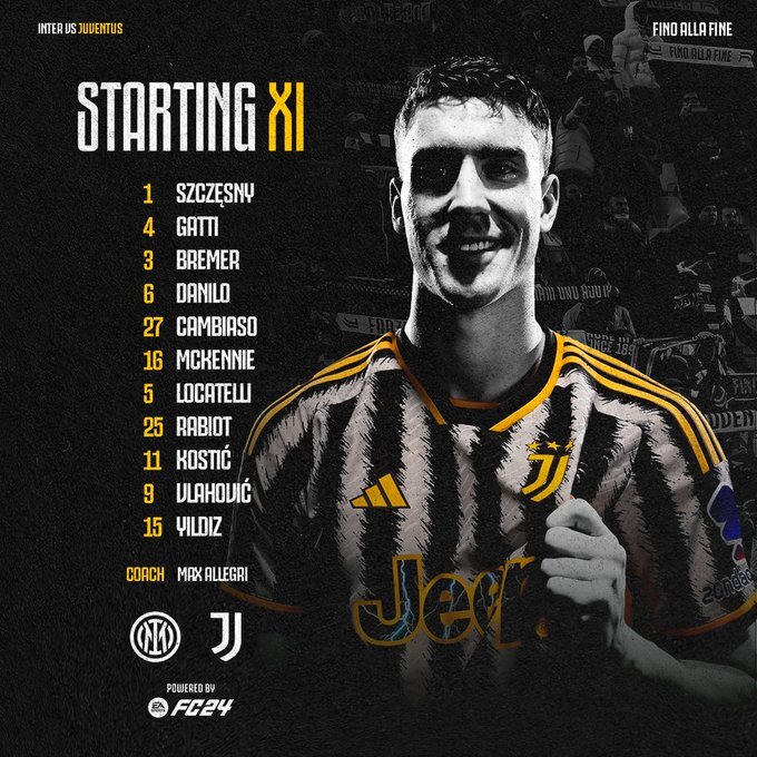 ترکیب دو تیم اینتر و یوونتوس مشخص شد ترکیب دو تیم اینتر و یوونتوس مشخص شد