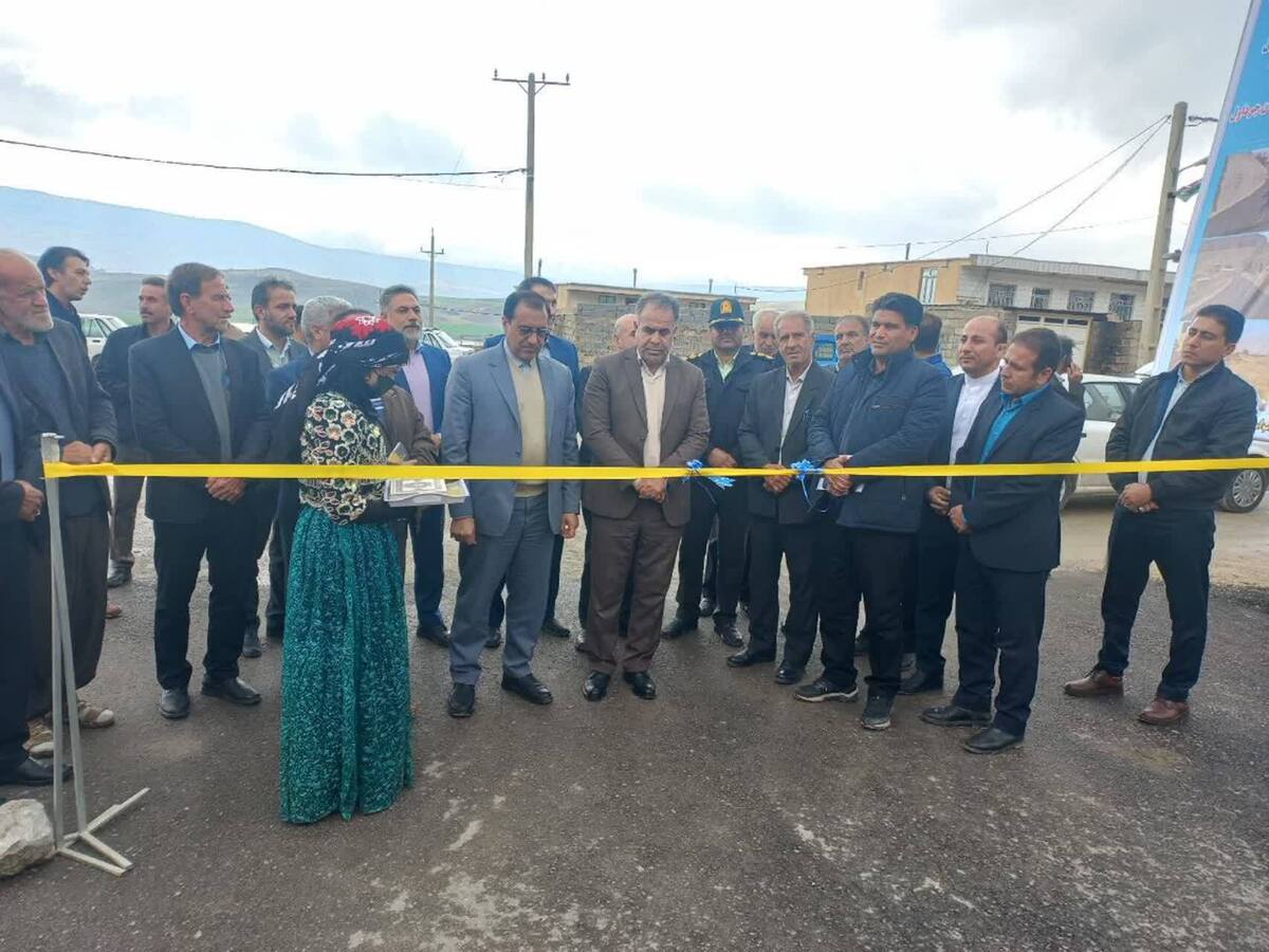 افتتاح آسفالت معابر ۱۱ روستای چرداول