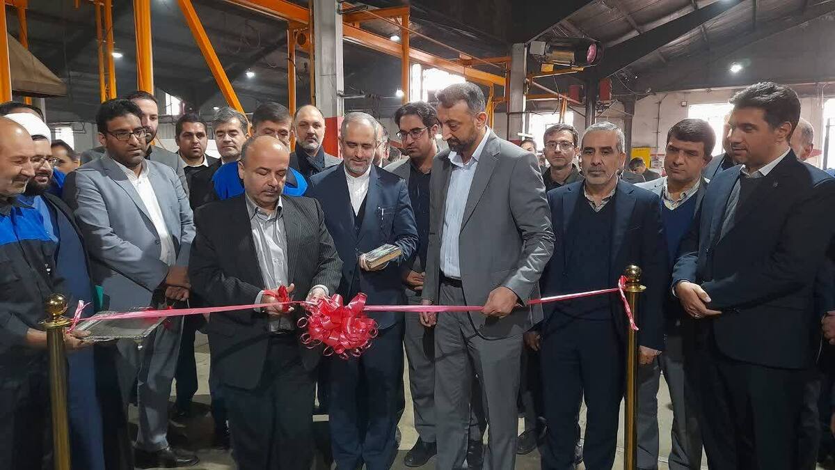 خط تولید یک واحد صنعتی در شهرستان البرز به بهره برداری رسید