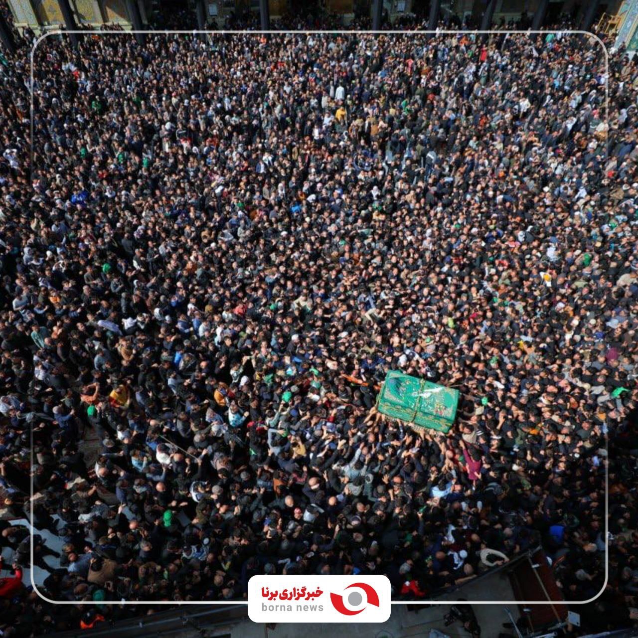 تشییع نمادین امام موسی کاظم (ع)  در شهر کاظمین