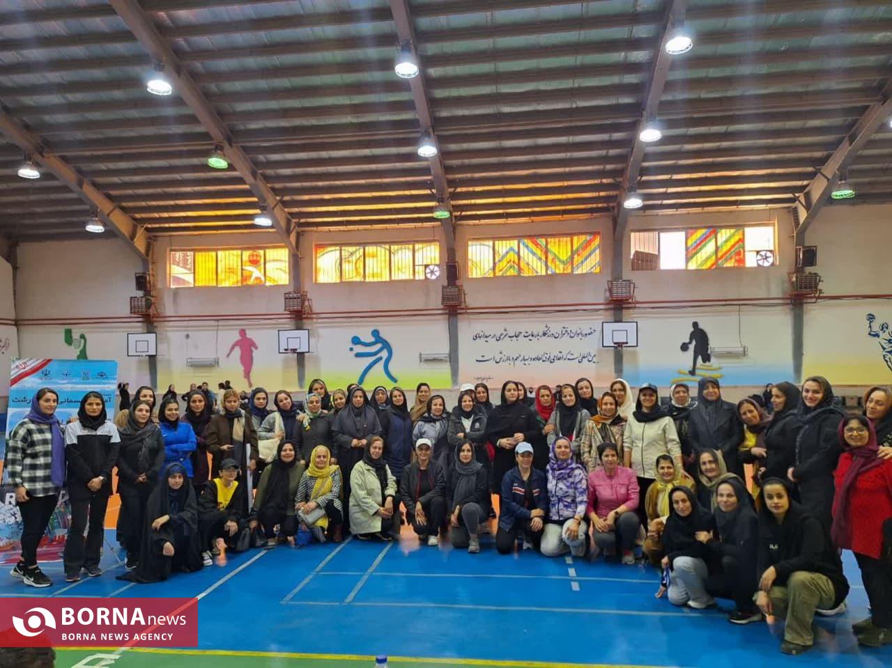 مسابقات آمادگی جسمانی بانوان محلات رشت پایان یافت