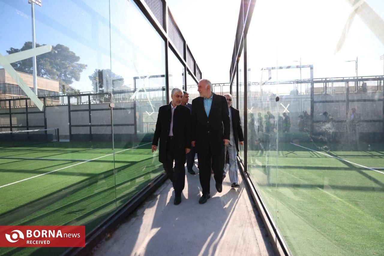 آئین افتتاح مجموعه ورزشی تنیس شهیدان گودرزی با حضور وزیر ورزش