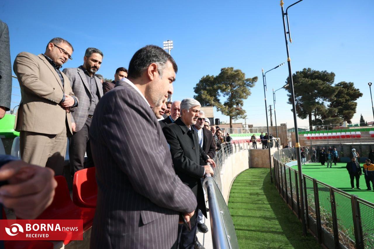 آئین افتتاح مجموعه ورزشی تنیس شهیدان گودرزی با حضور وزیر ورزش