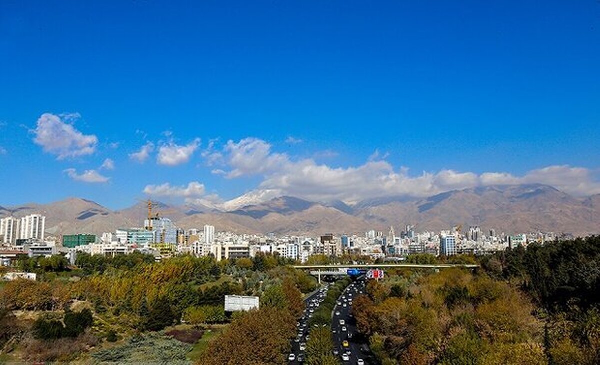 کیفیت هوای تهران در روز 22 بهمن ماه