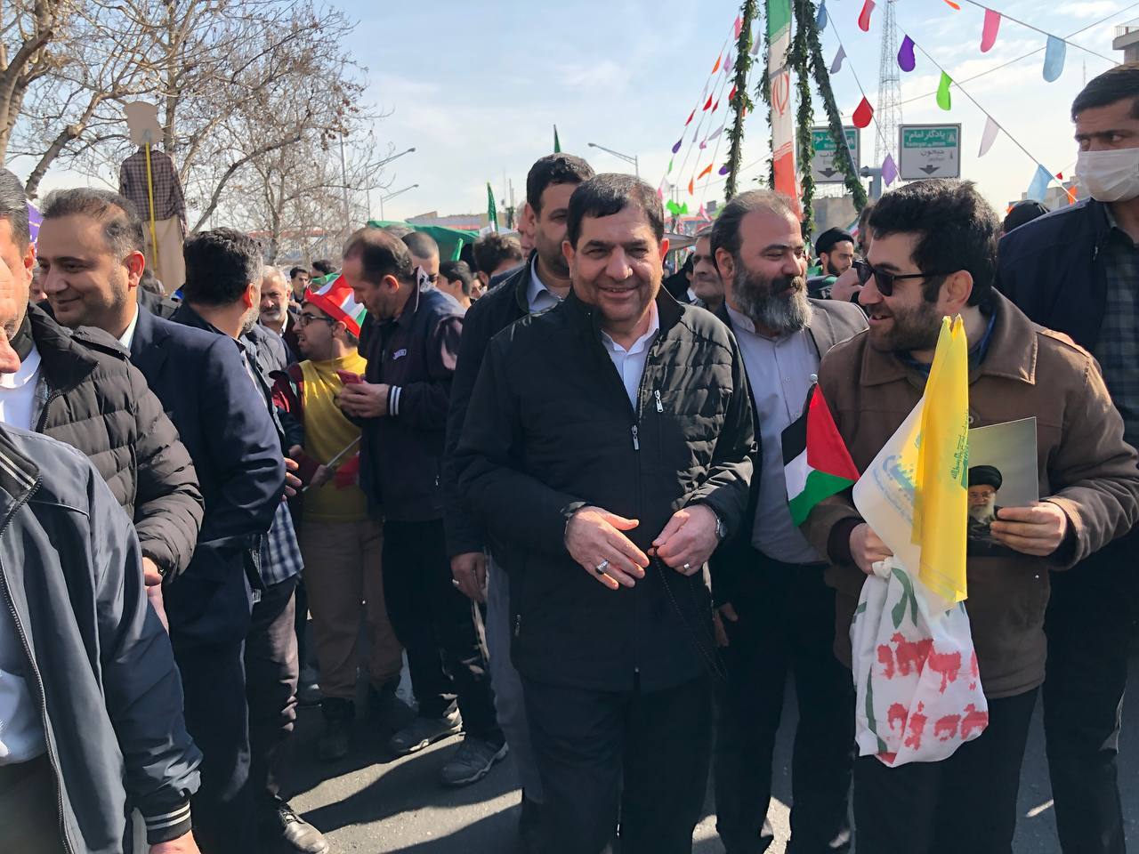 حضور مسئولین جمهوری اسلامی ایران در راهپیمایی 22 بهمن