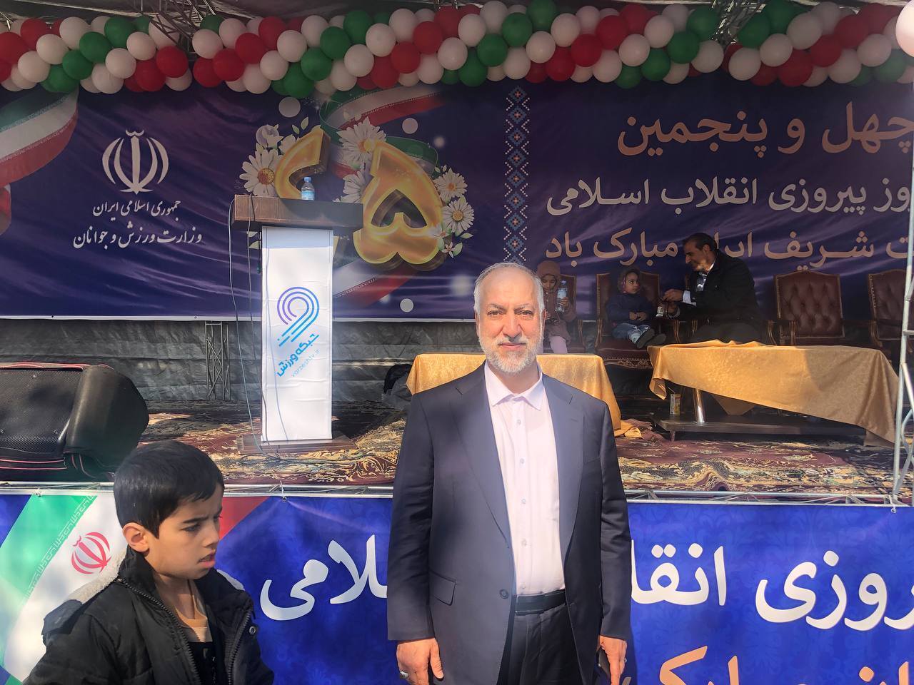 حضور مسئولین جمهوری اسلامی ایران در راهپیمایی 22 بهمن