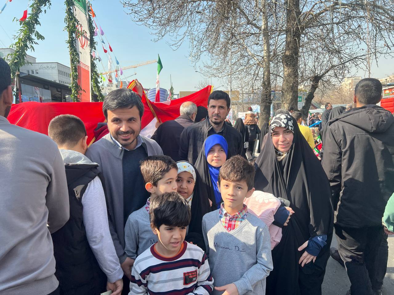 حضور مسئولین جمهوری اسلامی ایران در راهپیمایی 22 بهمن