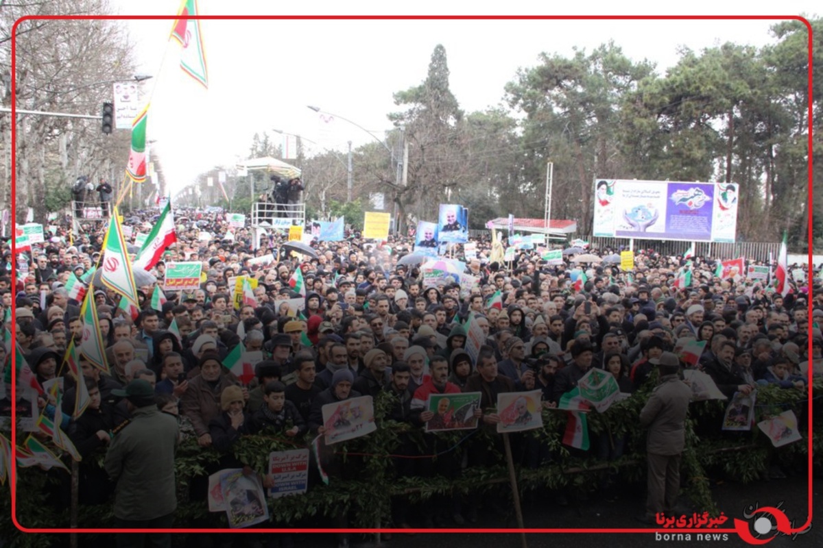 راهپیمایی ۲۲ بهمن ۱۴۰۲ مردم دارالمومنین گرگان