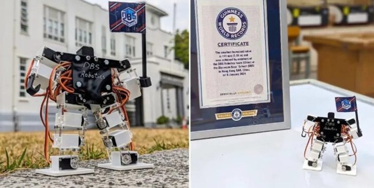 کوچک‌ترین ربات انسان نمای جهان ساخته شد+فیلم