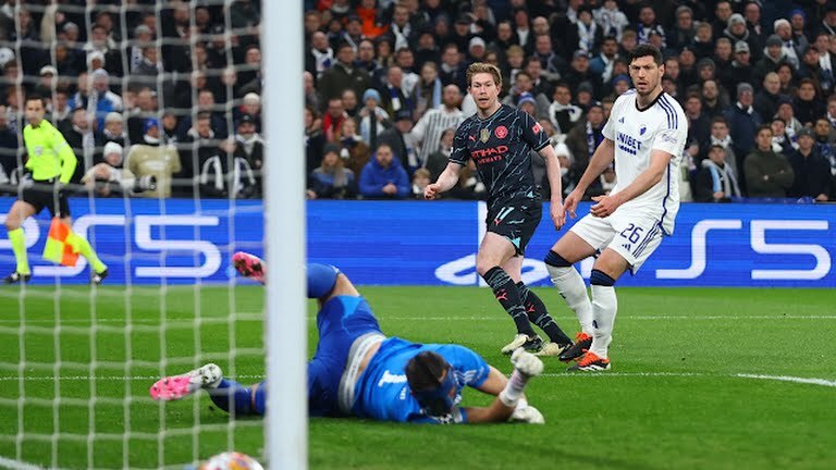 لیگ قهرمانان اروپا؛ منچسترسیتی و رئال مادرید نیمی از راه صعود به مرحله یک چهارم نهایی را پیمودند