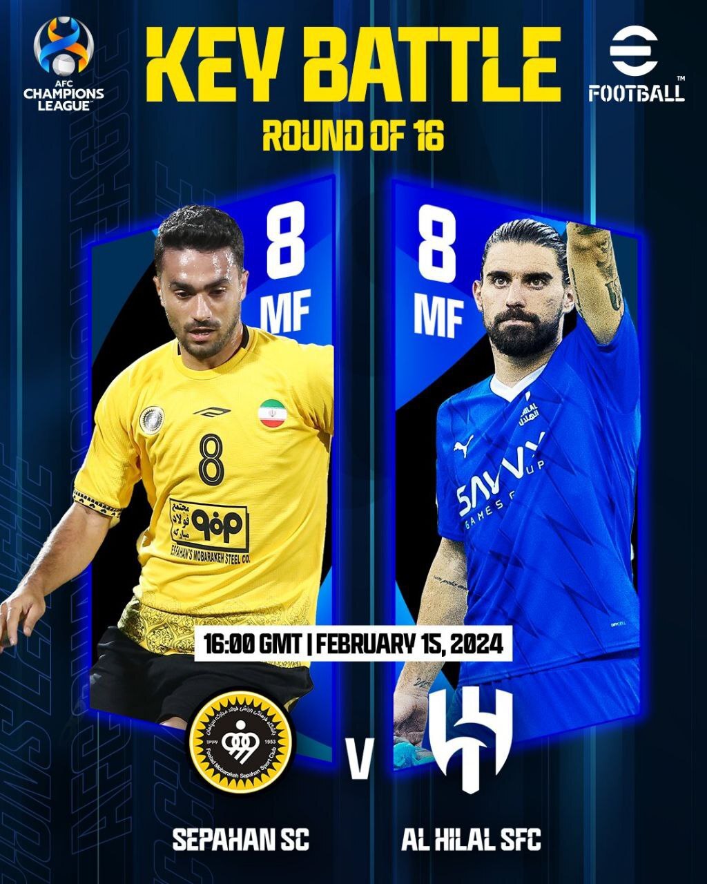 لقب جالب برای نبرد سپاهان - الهلال در لیگ قهرمانان آسیا