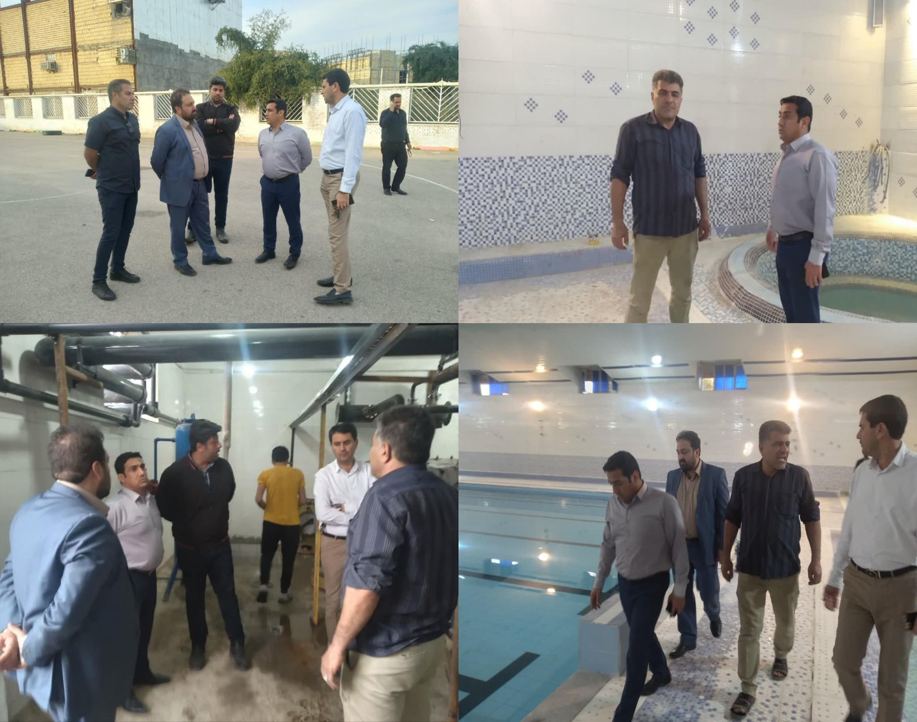 بازدید مدیرکل ورزش و جوانان از آخرین وضعیت پروژه آماده بهره برداری شوش و دزفول