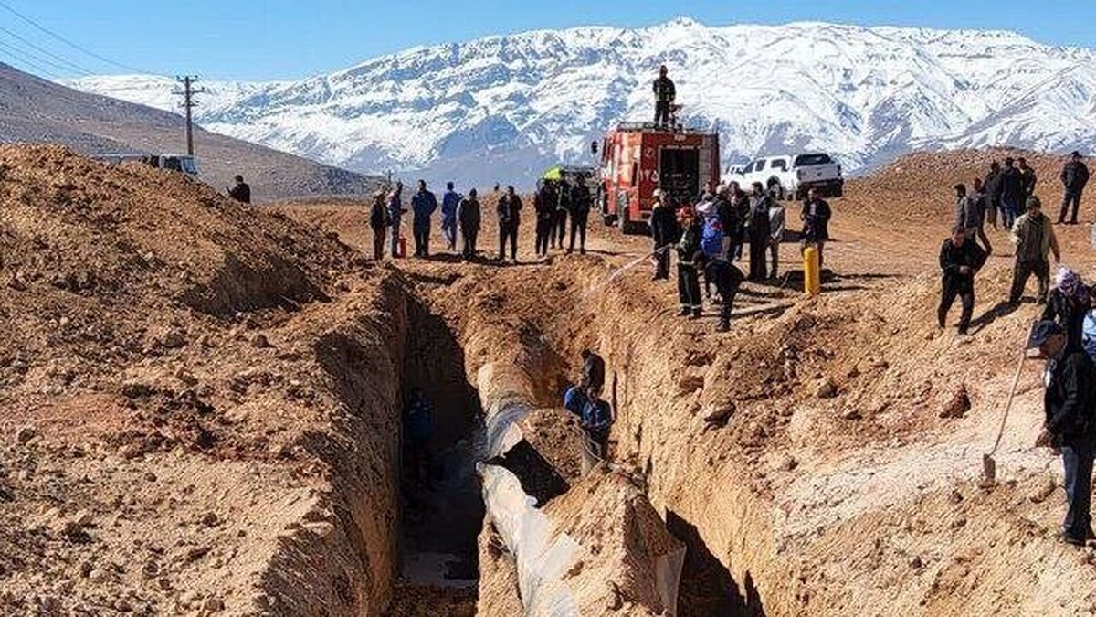 اولین تصاویر از محل انفجار لوله گاز در ایران
