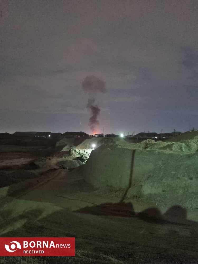 انفجار در جاده معادن شهرقدس + عکس