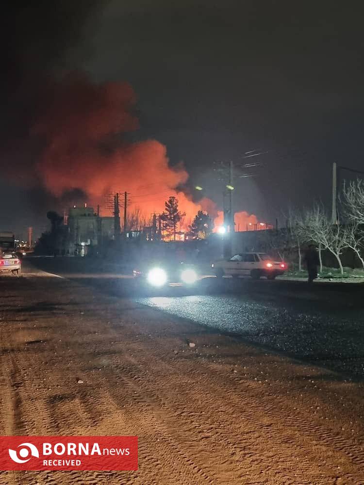انفجار در جاده معادن شهرقدس + عکس